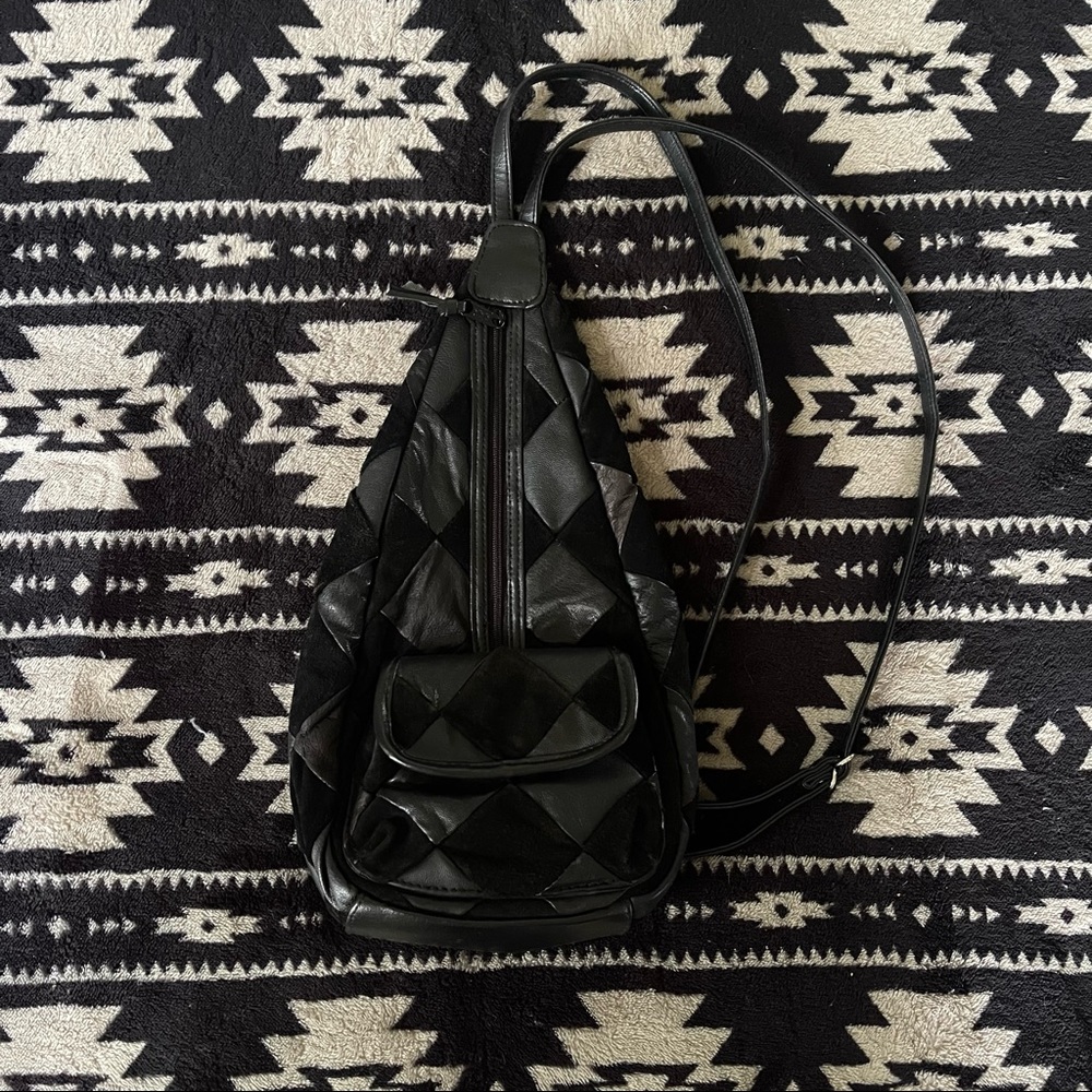 Vintage Leather/Suede Backpack